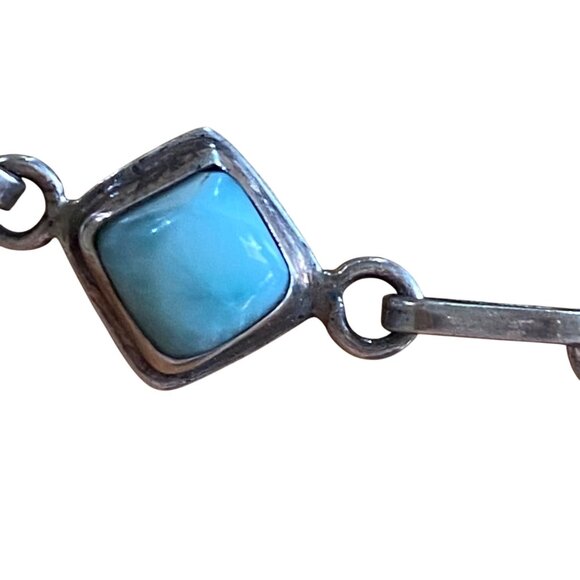 Sterling Silver 925 Turquoise Bracelet - Picture 13 of 16